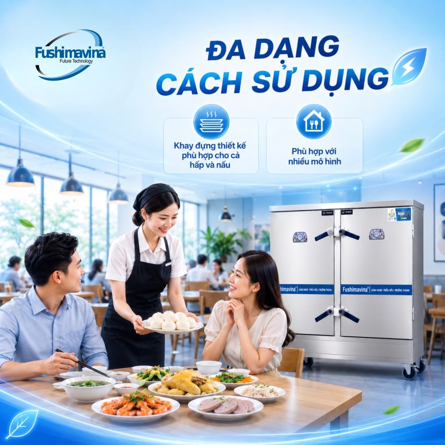 Tủ Nấu Cơm Gas Điện 20 Khay 11 da-dang-cach-su-dung-tu-com-dien-20-khay