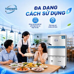 Tủ Nấu Cơm Gas Điện 6 Khay 20 da-dang-cach-su-dung-tu_nau-com-gas-va-dien-6-khay