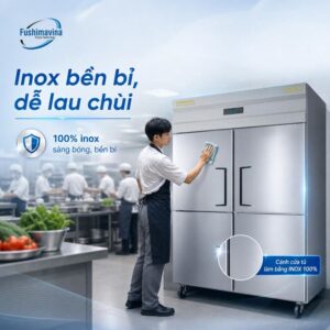 Tủ Đông Công Nghiệp 4 Cánh Lạnh Trực Tiếp 15 fsm-td4C-lam-tu-inox-cao-cap