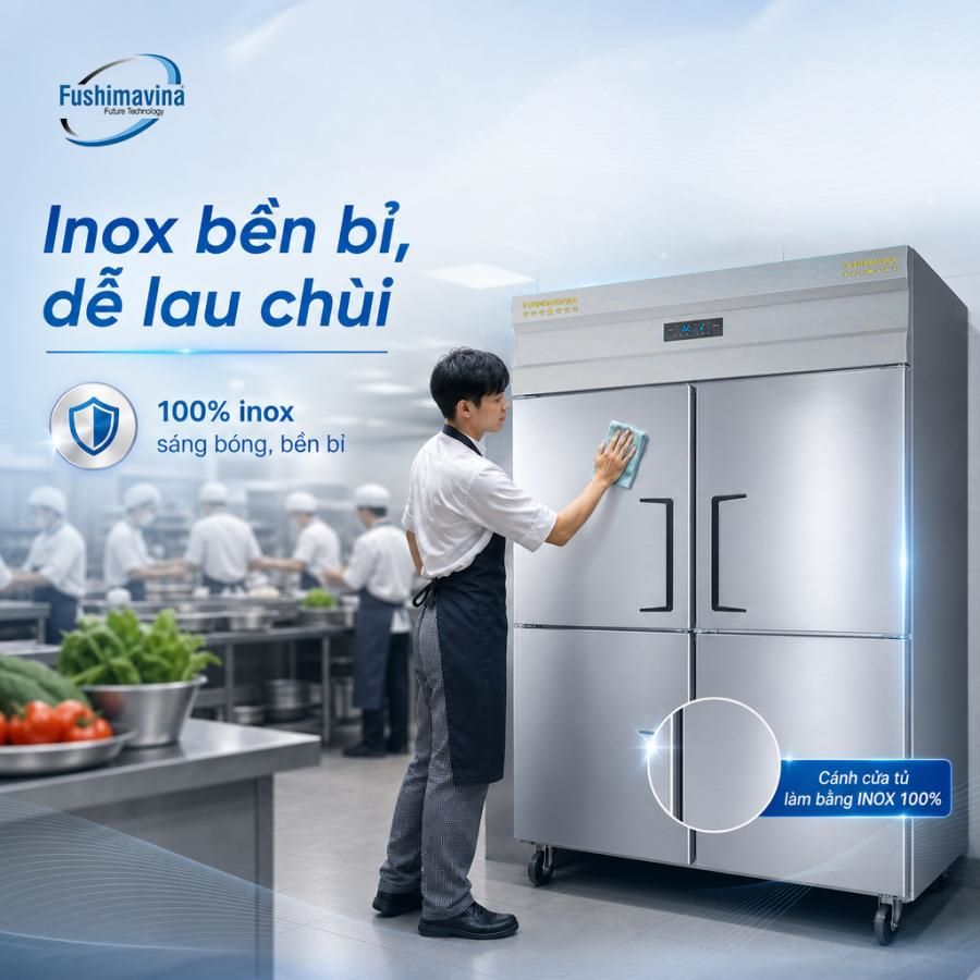 Tủ Đông Công Nghiệp 4 Cánh Lạnh Trực Tiếp 7 fsm-td4C-lam-tu-inox-cao-cap