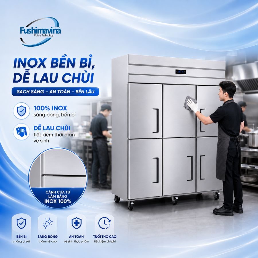 Tủ Đông Mát 6 Cánh Lạnh Trực Tiếp 5 fsm-tdm6C-lam-tu-inox-cao-cap