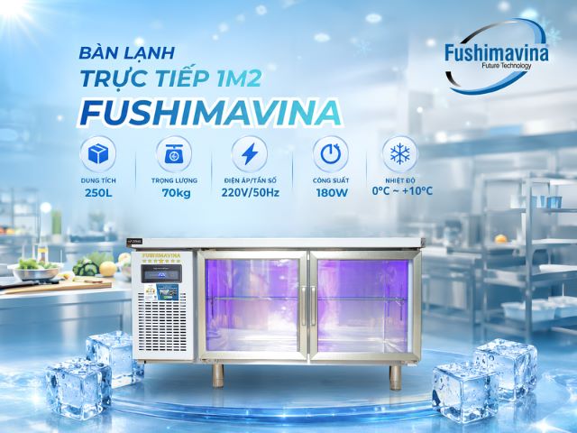 Tủ bàn mát 1m2 cánh kính lạnh trực tiếp 26 fsmblck1m2-phu-hop-nhieu-nhu-cau