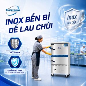 Tủ Nấu Cơm Gas 8 Khay 19 inox-ben-bi-tu-nau-com-gas-8-khay