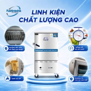 Tủ Nấu Cơm Gas Điện 6 Khay 16 linh-kien-tu-nau-com-gas-va-dien-6-khay