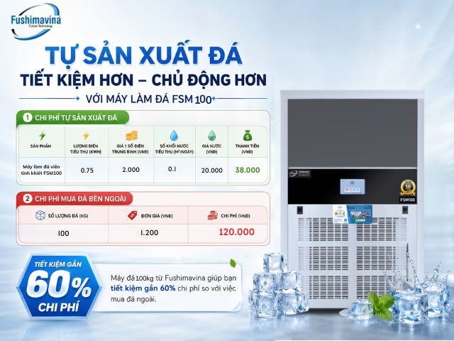 Máy làm đá viên 100kg đá bia 30 may-lam-da-bia-100kg-tiet-kiem-chi-phi