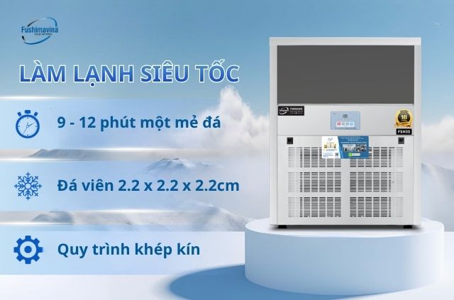 Tốc độ làm đá siêu tốc