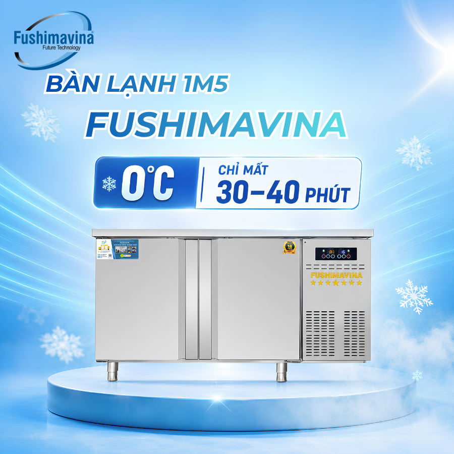 Tủ bàn lạnh, bàn mát 1m5 cánh Inox quạt gió 8 tu-ban-mat-fsmblciq1m5-3