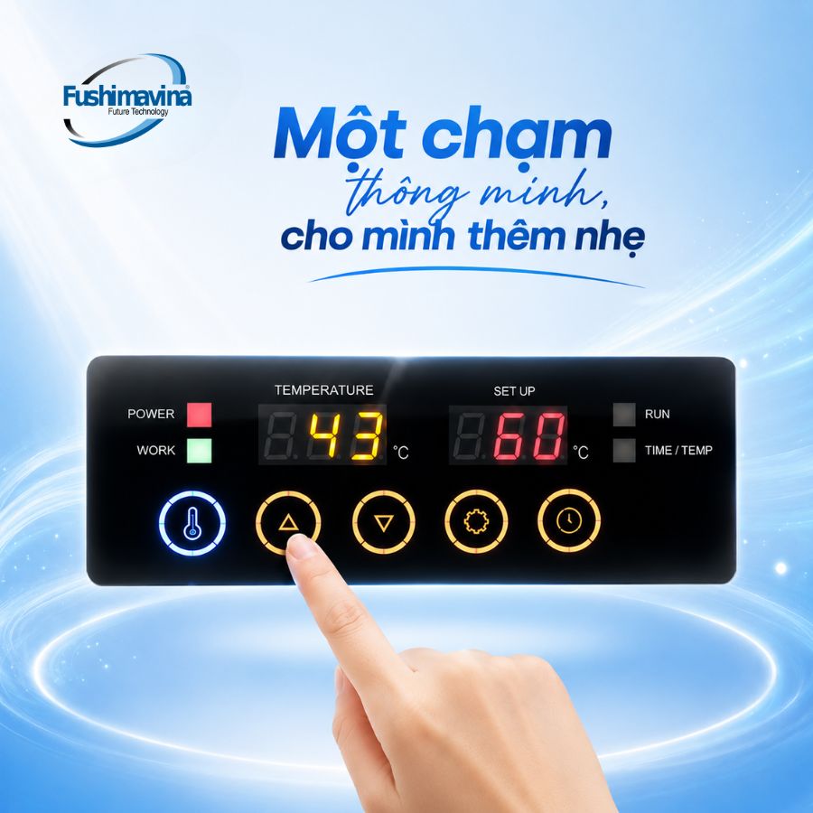 Tủ sấy bát cánh kính 600L 2 lớp quạt gió 12 tu-say-bat-canh-kinh-quat-gio-600l-2-lop-dieu-khien-tu-dong