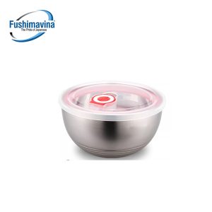 Bát inox cho khay 5 ngăn kèm nắp gioăng cao su