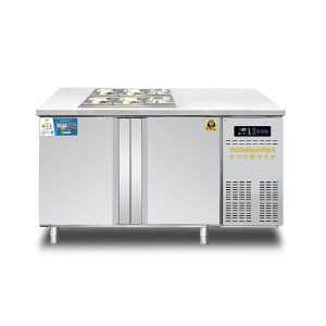 Bàn Salad 1m2 Cánh Inox