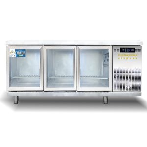 Bàn Lạnh 3 Cánh Kính 1m8 Quạt Gió