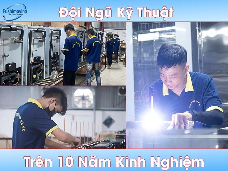 Đội ngũ kỹ thuật trên 10 năm kinh nghiệm