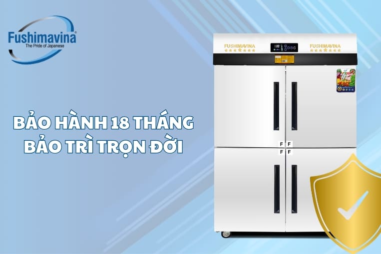 Tủ đông 4 cánh Fushima chất lượng 100%, ship toàn quốc 13 bảo hành 18 tháng