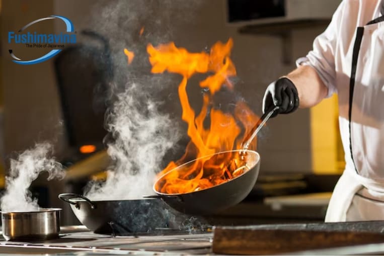 Bếp á 4 Họng Fushima | Uy Tín Số 1 | Bảo Hành 12 Tháng 3 bếp dùng để nấu những món chiên