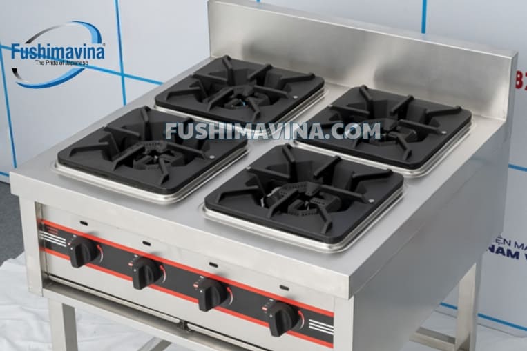 bếp âu 4 họng chân cao