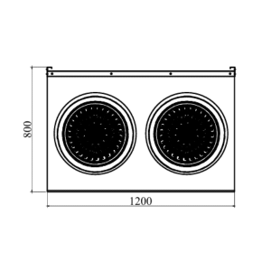 Bếp Từ Đôi Công Nghiệp 8KWx2 Mặt Phẳng 21 bep ham doi 8kw 7