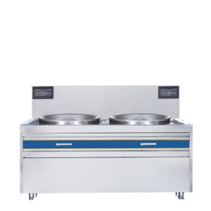 Bếp Từ Công Nghiệp Đôi 12KWx2 Liền Chảo