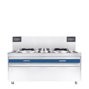 Bếp Từ Công Nghiệp Đôi 15KW Mặt Lõm