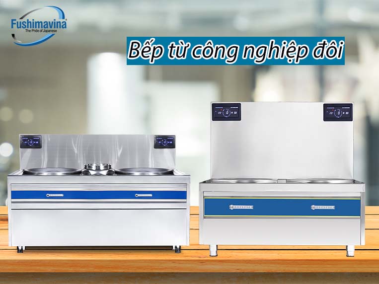 Bếp Từ Đôi Công Nghiệp 8KWx2 Mặt Phẳng 25 Sản phẩm được làm 100% bằng inox cao cấp