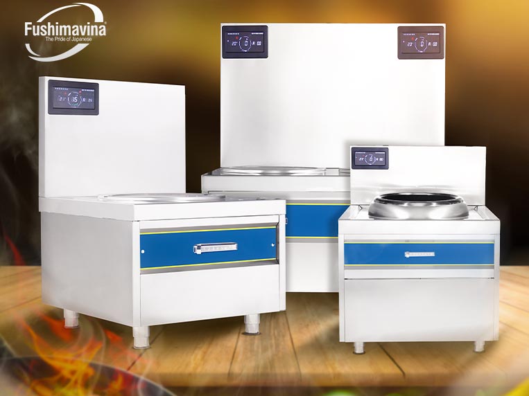 Bếp Từ Đôi Công Nghiệp 8KWx2 Mặt Phẳng 24 Công suất nấu nướng đạt 90% giúp tối ưu thời gian nấu nướng