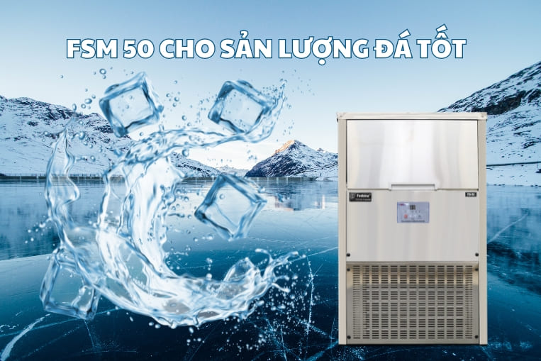 Top 3 dòng máy làm đá viên mini 15kg và Lưu ý chọn mua! 10 các dòng máy làm đá khác của Fushima