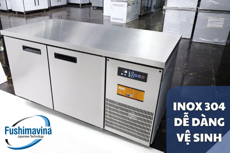 chất liệu inox bóng đẹp dễ dàng vệ sinh