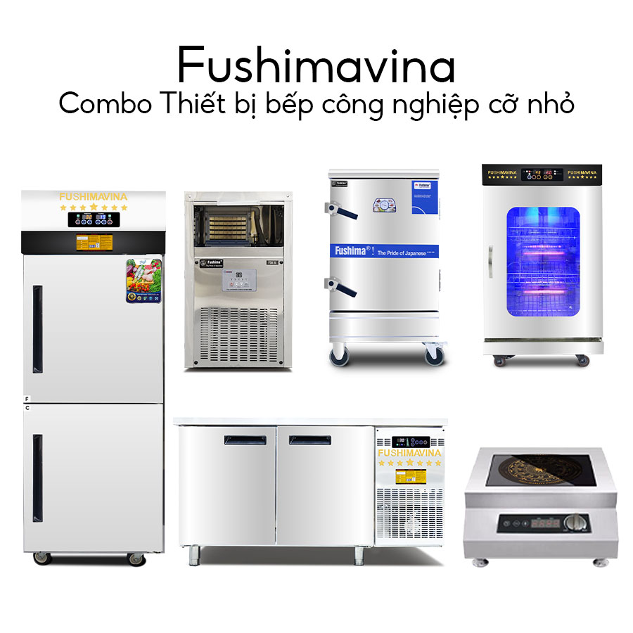 Combo thiết bị bếp công nghiệp cỡ nhỏ 1 Combo thiết bị bếp công nghiệp cỡ nhỏ