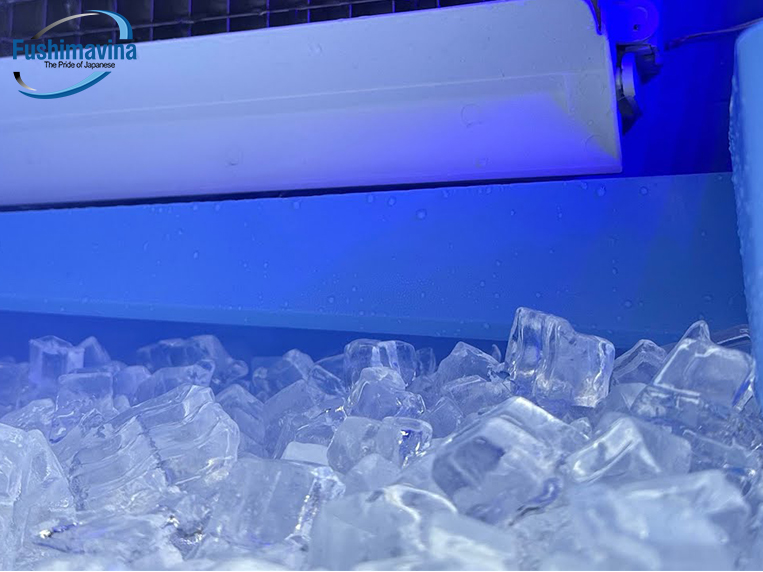 Đá viên sạch lâu tan hơn gấp 4 - 5 lần so với đá viên thường