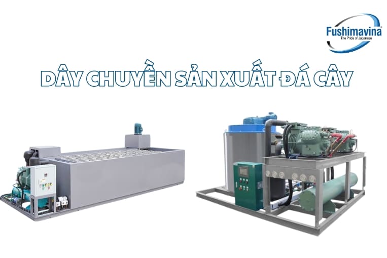 dây chuyền làm đá cây