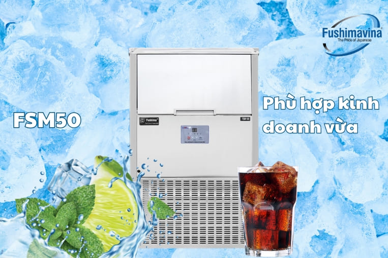 Mua máy làm đá viên Đà Nẵng uy tín. Liên hệ ngay! 9 máy làm đá 50kg