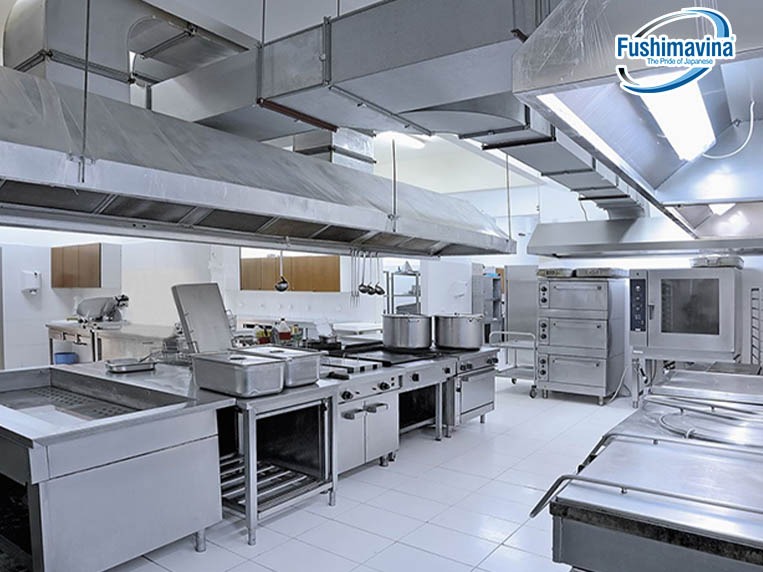 hệ thống thông gió hút khói nhà bếp có công suất mạnh