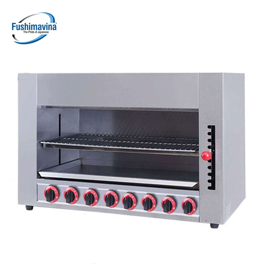 Lò nướng Salamader 8 họng 2 lo nuong salamander 8 hong