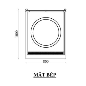 mat bep bep tu don chao lien d600 15kw