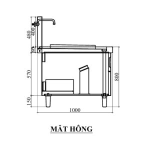 mat hong bep tu don chao lien d600 12kw