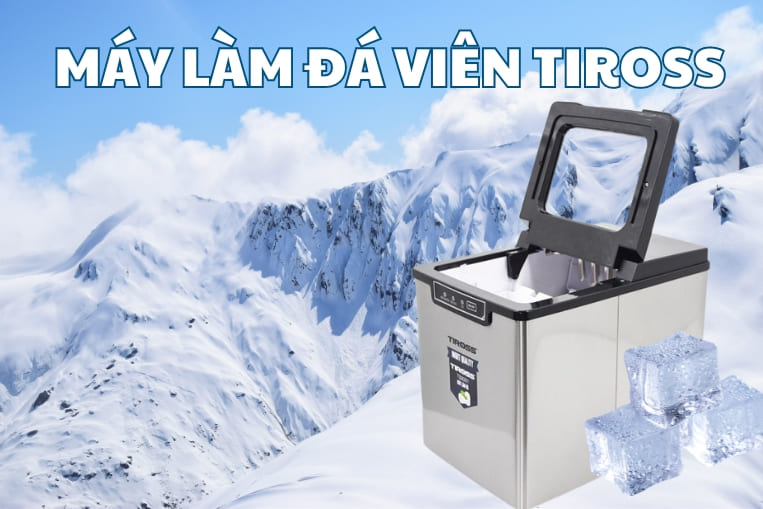 Top 3 dòng máy làm đá viên mini 15kg và Lưu ý chọn mua! 13 máy làm đá tiross