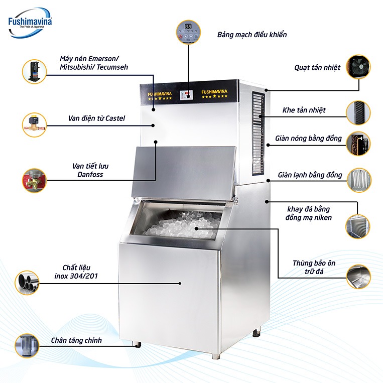  Linh kiện sản phẩm đều là hàng ngoại nhập