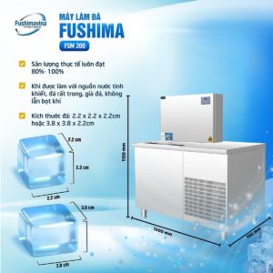 Máy làm đá cà phê 200kg dạng bàn 15 may-lam-da-ban-200kg-fushimavina-1
