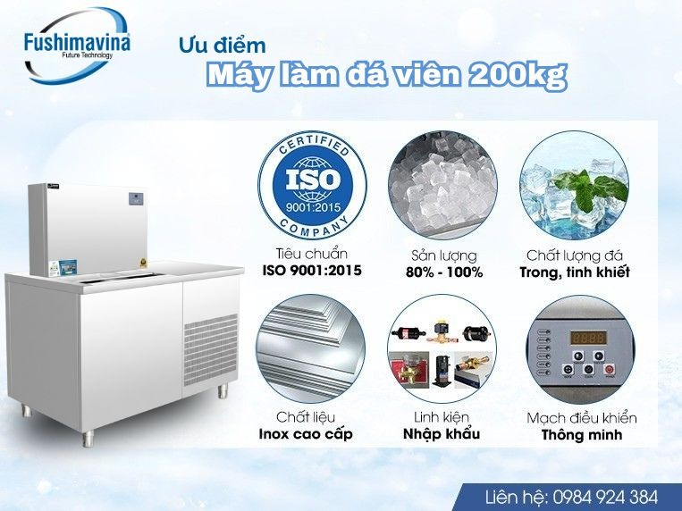 Máy làm đá cà phê 200kg dạng bàn 13 may-lam-da-ban-200kg-fushimavina-13