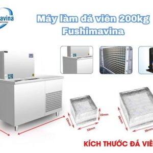 Máy làm đá cà phê 200kg dạng bàn 27 may-lam-da-ban-200kg-fushimavina-14