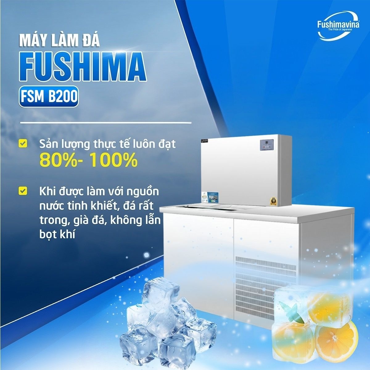 Máy làm đá cà phê 200kg dạng bàn 4 may-lam-da-ban-200kg-fushimavina-3