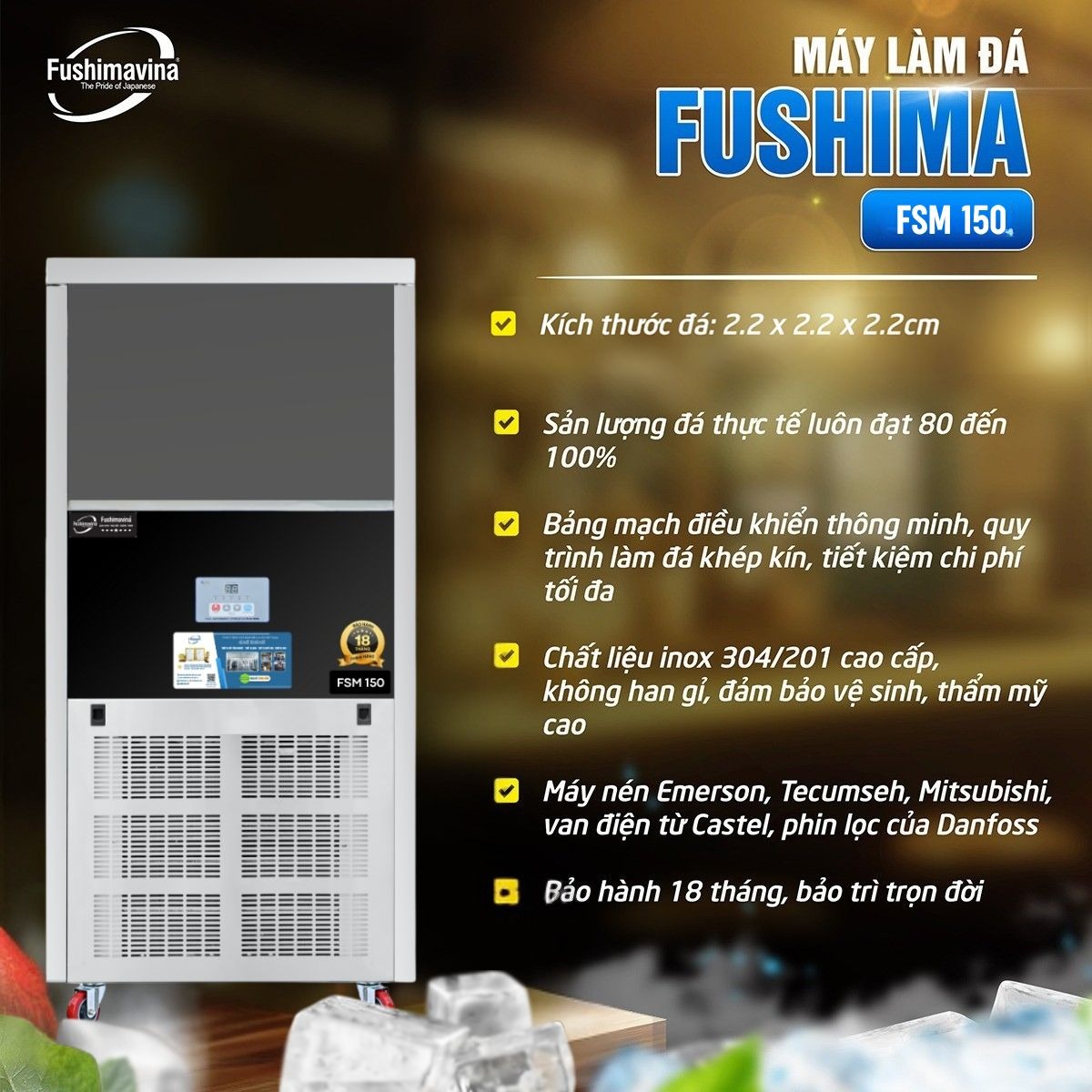 Máy làm đá cà phê 150kg 10 may-lam-da-vien-150kg-fushimavina-8