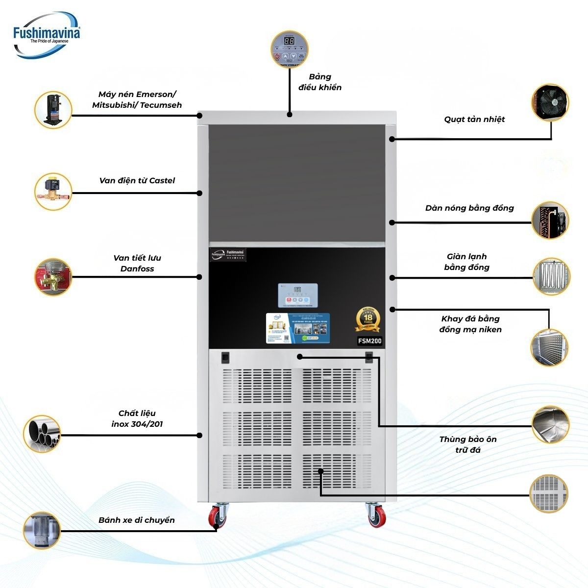 Máy làm đá cà phê 200kg dạng đứng 4 may-lam-da-vien-200kg-fushimavina-3