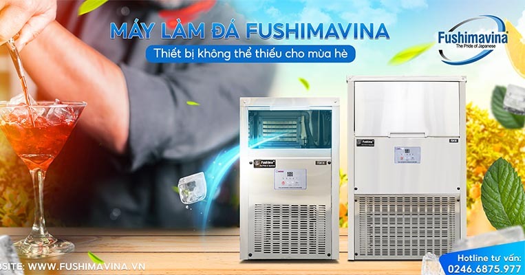 Máy làm đá có công suất 100kg/ngày