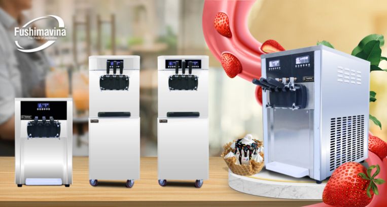 máy làm kem trả góp