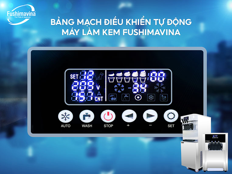 Thiết kế hệ thống làm kem khép kín với bảng mạch điều khiển inverter thông minh