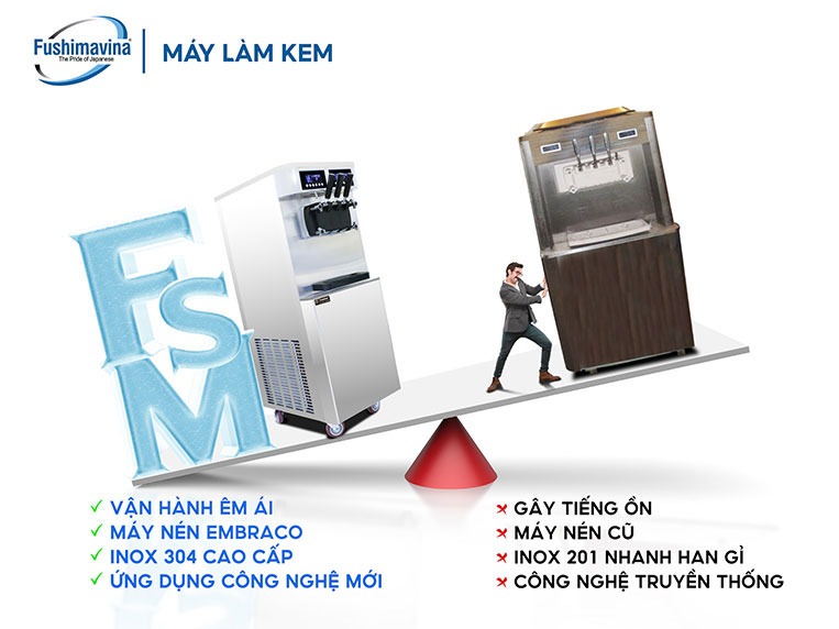 Top 4 máy làm kem tươi Nhật Bản chất lượng, giá luôn tốt nhất thị trường 7 máy làm kem tươi nhật bản dạng đứng có hệ thống khuấy trộn mạnh mẽ