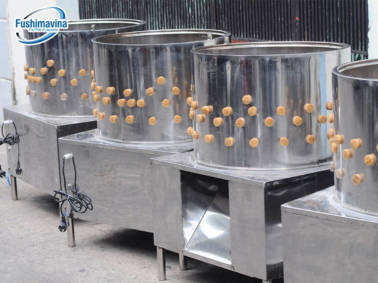 máy vặt lông gà giúp năng suất tiết kiệm thời gian