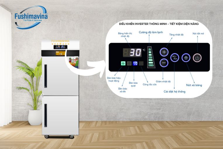 Tủ đông nên để số mấy? Gợi ý nền nhiệt độ bảo quản thực phẩm phù hợp 11 Cài đặt nhiệt độ với bảng điều khiển điện tử