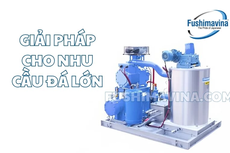 Máy làm đá viên 15 tấn /ngày làm đá sạch, năng suất lớn 8 Phù hợp mô hình siêu lớn