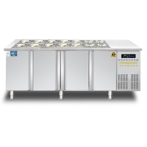 Bàn Salad 2m3 Cánh Inox